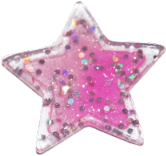 pink glitter star